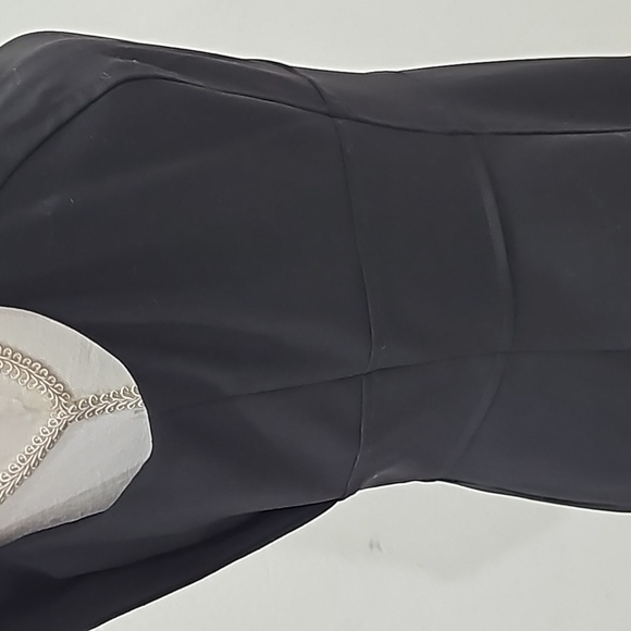 Calvin Klein Black Chic Sheath Black Dress Size 8 minimalist - Picture 10 of 16